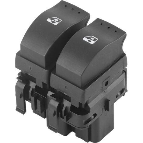 Interrupteur de lève-vitre électrique, bouton de commutation Double de commande de fenêtre électrique pour Clio II 2 8200 060 045 (1/5)