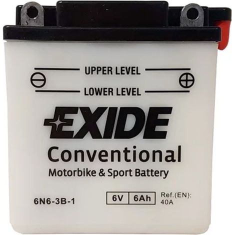 Batterie moto Exide 6N6-3B-1 6V 6ah 40A (1/2)