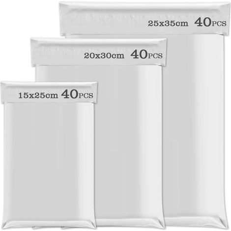 120 Pièces Emballage Colis Vinted Pochette Expedition Imperméables Enveloppe Plastique Expedition avec Bande Autocollante Gris (1/5)