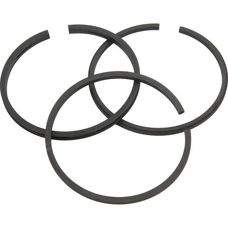 Lot de 3 segments de piston de rechange pour compresseur d'air pneumatique, accessoires d'étanchéité pour pompe à air, 48 mm (1/5)