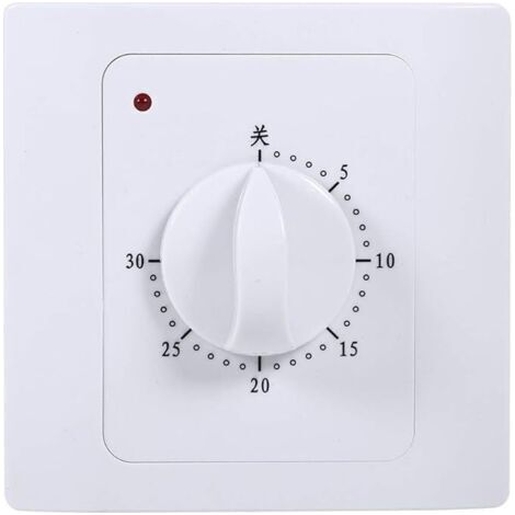 Interrupteur Minuterie Mecanique, MAGT 220v 10a 30 Min Minuterie Électrique Numérique Temps Interrupteur De Commande De Contrôle Compte À Rebours Intelligent Time Timer Switch