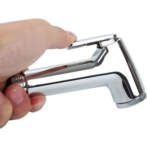 Douchette Bidet - Douchette Multifonctionnelle - Pommeau De Douche - Support Flexible Et Fixation Murale - ABS - Pour Salle De Bain - Lot De 3 (1/5)