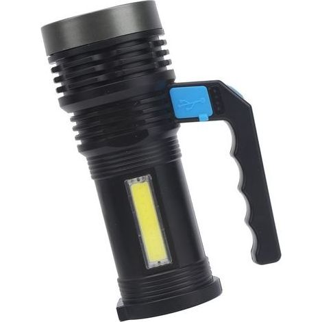 Lampe torche d'extérieur longue portée à forte luminosité, projecteur LED rechargeable pour la maison (1/5)