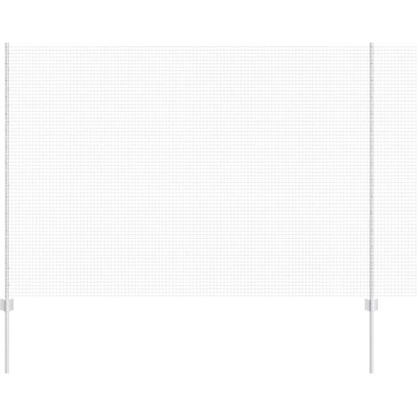 Maison Exclusive - Schweißdrahtzaun mit Pfosten 50 x 1,5 m (B x H