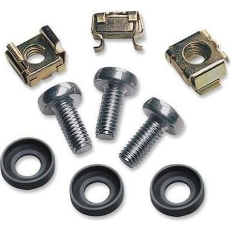 Intellinet Cage Nut Set argenté 100 pièces