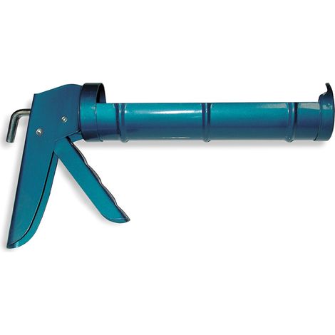 Metallpistole für Silikonkartuschen mit Zahnstange blaue Farbe für professionellen Gebrauch SUPERTITE