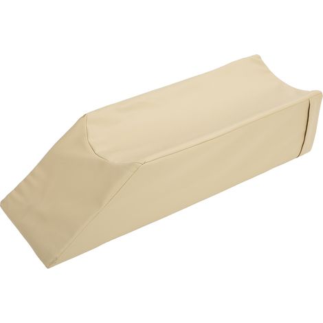 Coussin Surélevé pour Jambes 45° Confortable Récupération Post-Opératoire, Oreiller Orthopédique Incliné 63x21x16cm, Mousse à Mémoire (1/5)