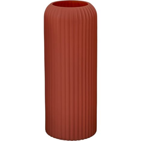 L'Arcolaio Matt Vaso Cilindro 10 x 10 x 25 Cm Bomboniera / Centrotavola Ruggine