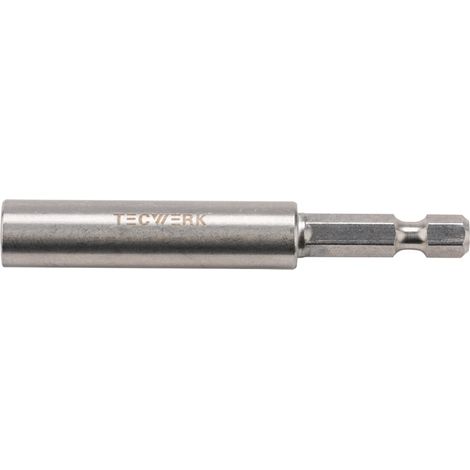 TECWERK Bithalter 1/4 Zoll F 6,3 1/4 Zoll C 6,3 Magnet,Spreng-Ri L.75mm TECWERK (1/2)