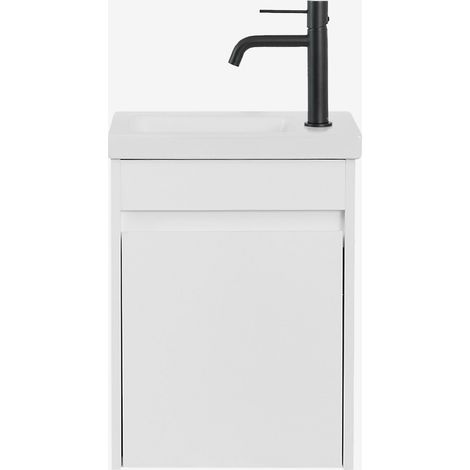 Set di mobili da bagno in legno con lavabo integrato Narek SKLUM (1/5)