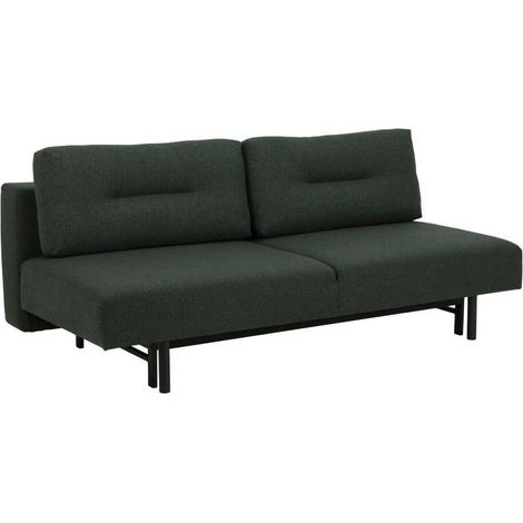 Sofá cama Norsica 436, Verde oscuro, 0, 83x200x105cm