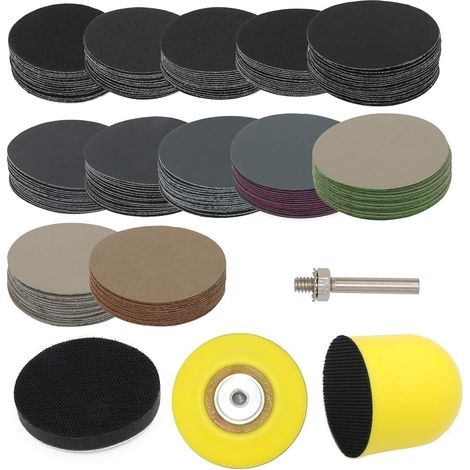 Schleifscheiben 184 Klett Schleifpads Sandpapier Metall 50mm (1/5)