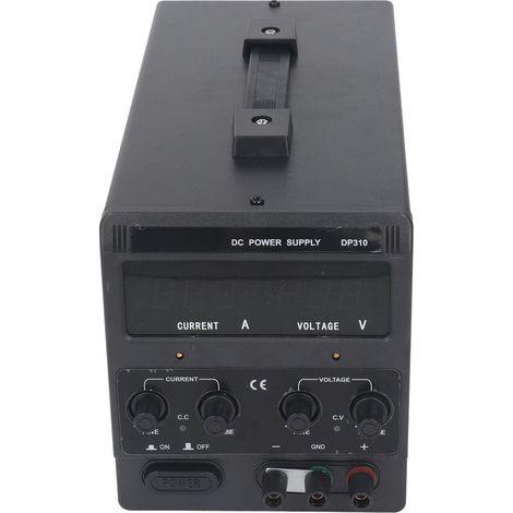 Alimentation CC variable 30 V 10 A à découpage, régulée et avec affichage numérique, pour la réparation d'ordinateurs portables et de téléphones (prise UE 220 V). (1/5)
