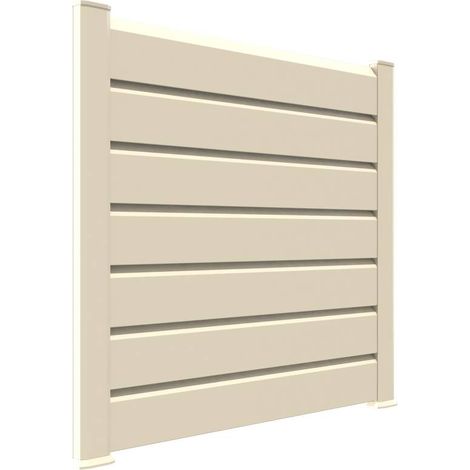 CLOSEA Kit cloture - Lame 16cm - PVC Beige - LG: 6m x H: 1m13 (1/5)