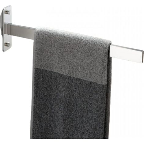 Barre porteserviettes perforée en inox 304 Pratique pour salle de bain ou cuisine, finition argentée élégante (1/5)