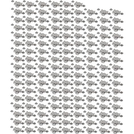 150 Sets Rivets Tête de Mort Style Gothique Antirouille pour Décoration de Chaussures, Vêtements et Sacs en Cuir (1/5)