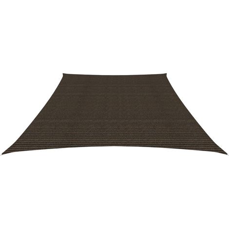 Voile d'ombrage, Protection Solaire, pour Jardin Terrasse Extérieur, 160 g/m² Marron 3/4x2 m PEHD OIB9800E (1/5)