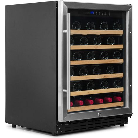 Cave à vin encastrable 50 bouteilles Inox - Vinobox (1/5)