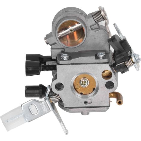 Kit réparation tronçonneuse Stihl MS171 MS181 MS201 MS211 : carburateur, bougie, filtre mousse, durite essence, filtre à carburant et joint. (1/5)