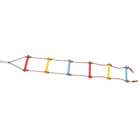 Échelle de corde d'escalade multicouche en nylon durable. Stabilité maximale. Bonne prise en main. Échelle de corde pour enfants. (1/5)