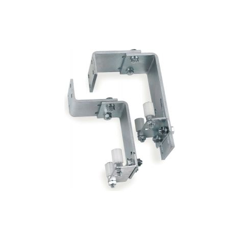 Guide réglable en distance 75 105mm pour portail coulissant 2 olives D30 HI MOTIONS EN210.1