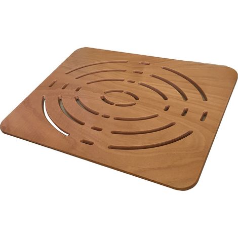 Pedana doccia antiscivolo legno marino 54x68 per piatto doccia 70x90 (1/4)