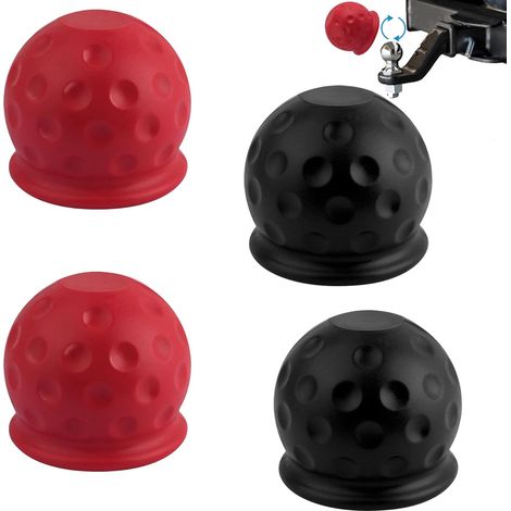 4 copri-sfera di traino, copri-sfera di traino da 50 mm, copri-sfera di traino per rimorchio, copri-sfera di traino per auto, per auto, camion, veicoli e rimorchi