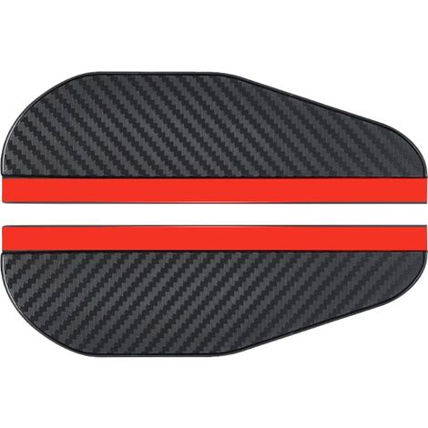 2 fundas de plástico negras para espejos laterales de coche. (1/5)
