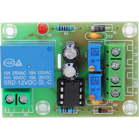 Module de contrôle de charge de batterie, panneau d'alimentation 12V, panneau de prévention des surcharges XHM601 (1/5)