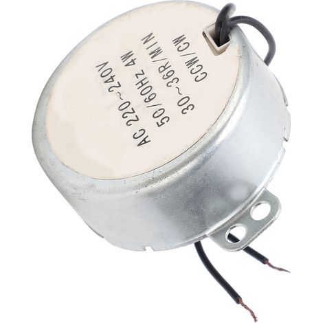 Langsam laufender Synchronmotor aus Kupferlegierung, Rechts-/Linkslauf, 30–36 U/min, 49KTYZ, 220 V Wechselstrom (1/5)