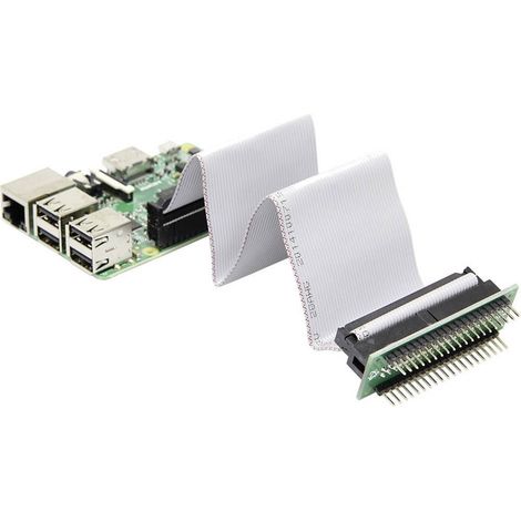 Joy-it RB-CON+01 Cavo GPIO Raspberry Pi® [40x presa GPIO - 40x presa GPIO, spina GPIO] 15.00 cm Grigio (1/4)