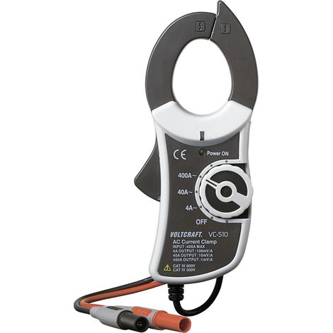 VOLTCRAFT VC-510 Stromzangenadapter Messbereich A/AC (Bereich): 0 - 400 A