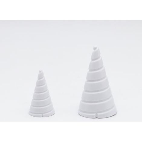 Kit de gabarits pour bobinage Fibonacci pour jardinage électrochimique, gabarits de différentes tailles + 6 bâtonnets en bois de 20 cm + 2,5 m de fil de cuivre
