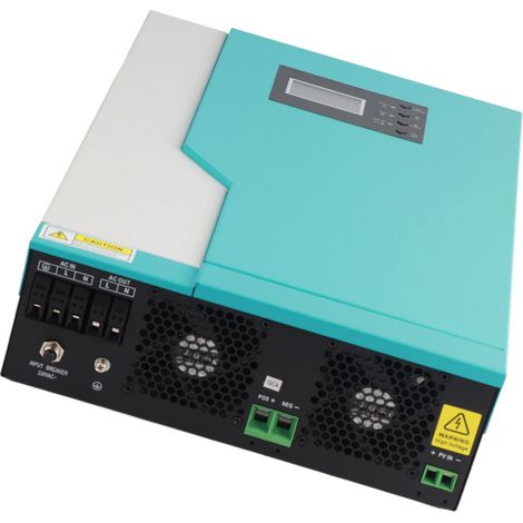 Onduleur Solaire Hybride Chargeur Haute Fréquence, Pur Sinus MPPT 230VAC avec Écran LCD, Contrôleur Intégré 3.5KW (MPS-V-PLUS) (1/5)