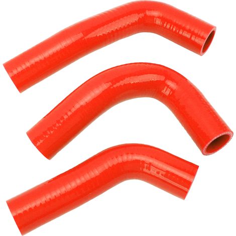 Tuyau de refroidissement en silicone rouge pour radiateur Mazda MX-5 1994-1997, flexible d'eau de chauffage, remplacement de durite moteur, kit de 4 pièces (1/5)
