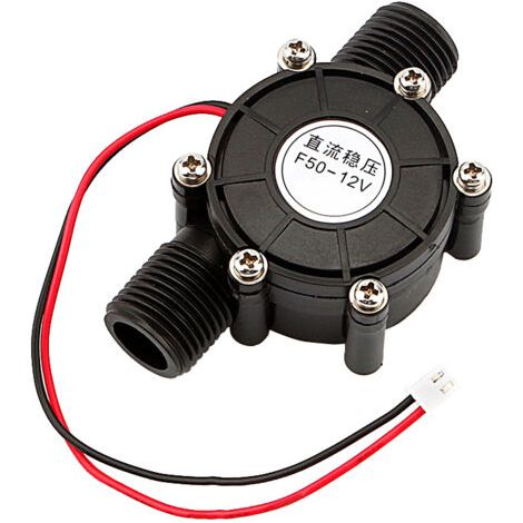 DC Micro-turbine hydraulique Générateur d'eau 12V DC 10W, pour Tuyau D'arrosage de Jardin Éclairage LED