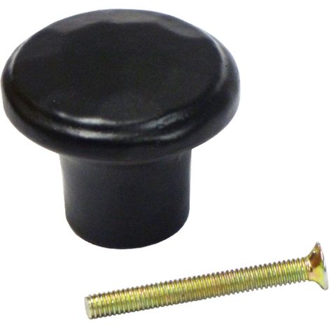 Manopola 32mm H° Nera EDM