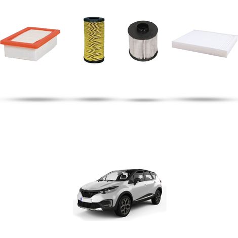 Kit tagliando 4 filtri compatibile con Renault Captur II 1.5 Blue dCi 115 85Kw dal 2020 (1/5)