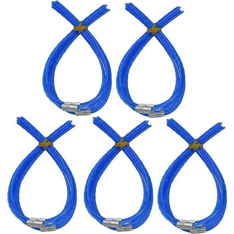 Hilo de nailon de 2,4 mm y 30 cm para desbrozadora ART 30 Combitrim - Paquete de 50 unidades (azul)