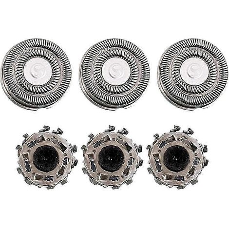 Lot de 3 têtes de rasoir électrique Xiaomi Mijia S500C S500 S300, remplacement de la grille de rasage MJTXD01SKS, accessoires pour tête de coupe js (1/5)