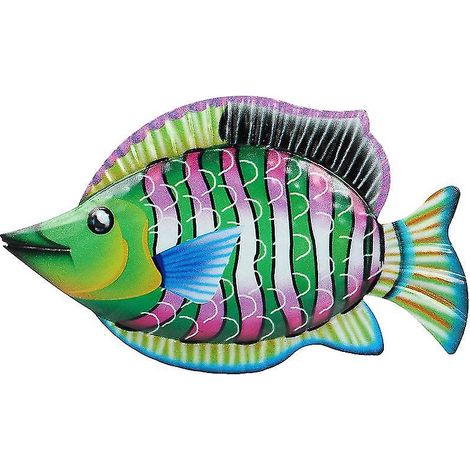 Neue 1-teilige Fisch-Dekoration aus Eisen