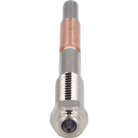 Buse de remplacement à remplacement rapide de 0,4 mm pour imprimante 3D QIDI PLUS 4, haute conductivité thermique intégrée et anti-chaleur (1/5)