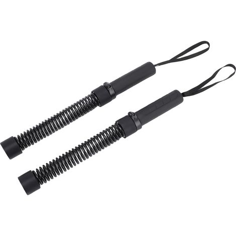 Lot de 2 cordes de combat sans corde, poignée antidérapante, corde d'entraînement portable à ressort pour la salle de sport à domicile. (1/5)