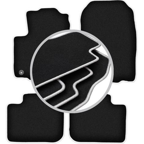 Tapis de sol Carlux argentés pour : Mitsubishi Colt VI Z30 hatchback (2004-2008) (1/5)