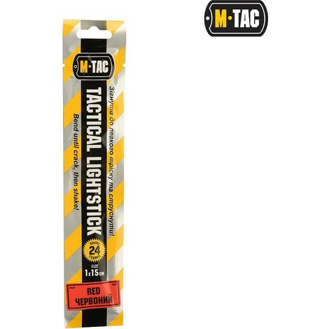 M-Tac Lightstick - Bastoncino luminoso - 15 cm - Rosso (1/5)