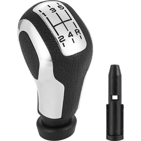 5 Vitesses Pommeau de Levier de Vitesse Compatible pour Peugeot 106 206 207 307407 Citroen C3 C4 C5 (1/4)