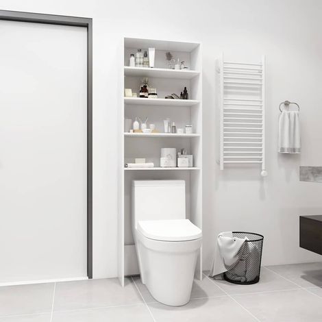 Armario de lavadora blanco 64x24x190 cm vidaXL (1/5)