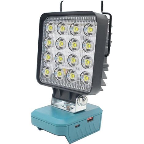 Lampe de travail extérieure LED BL1830 à charge rapide USB-C, adaptée à l'éclairage d'ingénierie et (1/4)