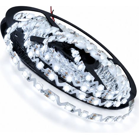 24V Bobina Striscia Led Curvabile Ripiegabile Con Lente 180 Gradi 20W/M 8mm 300 smd 6060 Per Cassone Pubblicitario Senza Ombra, Disponibili 3000K 4000K 6500K MS1254 (Bianco Freddo 6500K) (1/3)