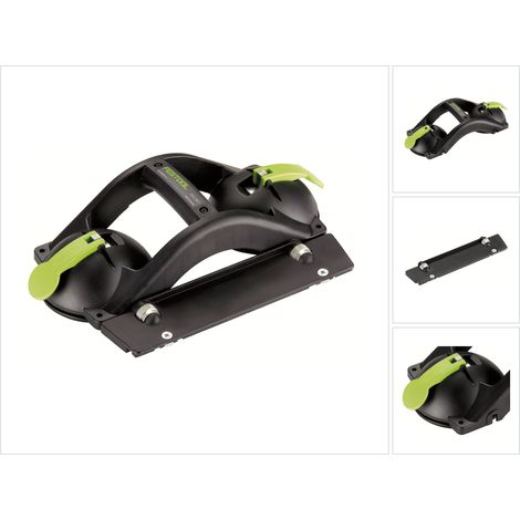 Festool GECKO DOSH-Set Doppia ventosa (50 kg Capacità di carico) + Adattatore FS ( 493507 )